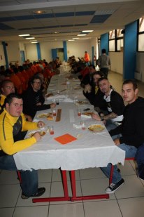 reception d avant match entre supporters